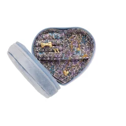 Maanesten Heart Jewelry Box Sky Blue - Smykkerskrin