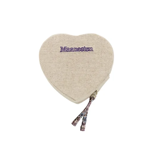 Maanesten Heart Jewelry Box Sand - Smykkerskrin