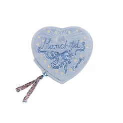 Maanesten Heart Jewelry Box Sky Blue - Smykkerskrin