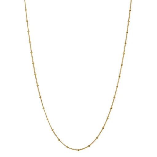Maanesten Nala Choker Halskæde Forgyldt - 2506A