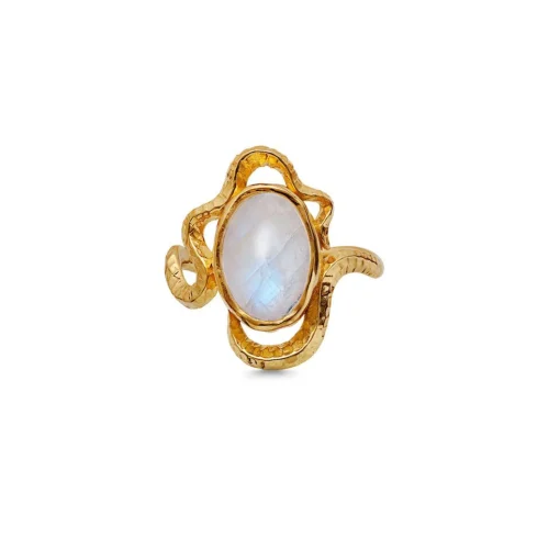 Maanesten Siren Ring 18 kt. forgyldt - 4731A