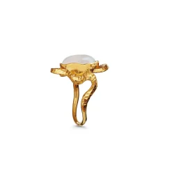 Maanesten Siren Ring 18 kt. forgyldt - 4731A