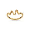 Maanesten Sonar Ring forgyldt - 4727A