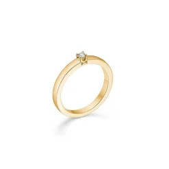 Mads Z 14 kt. Crown Alliancering Diamant 0,04 ct.