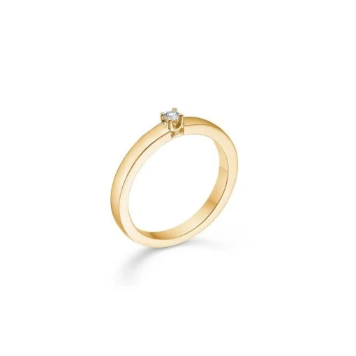 Mads Z 14 kt. Crown Alliancering Diamant 0,04 ct.
