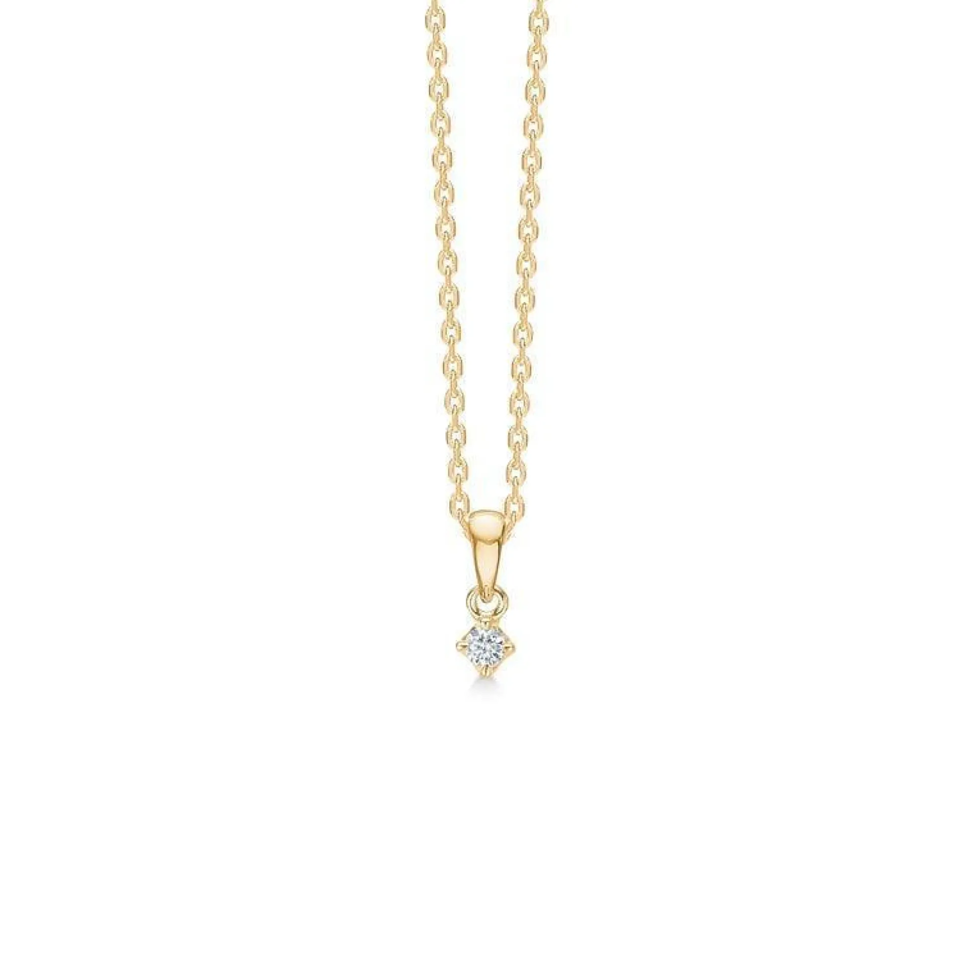 Mads Z 14 kt Crown Diamant Vedhæng 0.04 ct