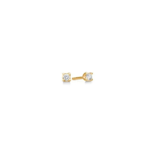 Mads Z 14 kt. Crown Diamant Øreringe 0.09 ct.
