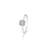 Mads Z 14 kt. Elizabeth Diamant Ring 0.09ct Hvidguld