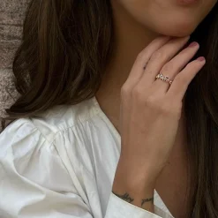 Mads Z 14 kt. Luxury Rainbow ring med ægte sten