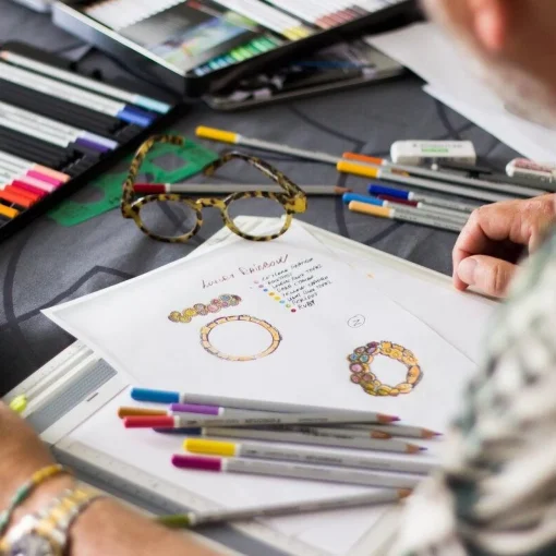 Mads Z 14 kt. Luxury Rainbow ring med ægte sten