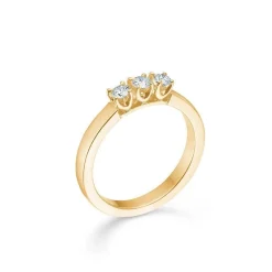 Mads Z 14kt. Crown Alliancering Diamanter 0.27 ct.