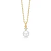 Mads Z 14kt Crown Pearl Vedhæng 0.04ct W.Si