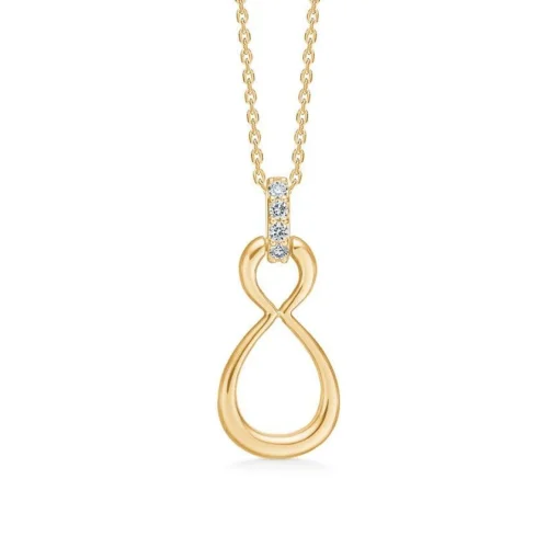 Mads Z 14kt Devotion Vedhæng 0.08CT W.Si