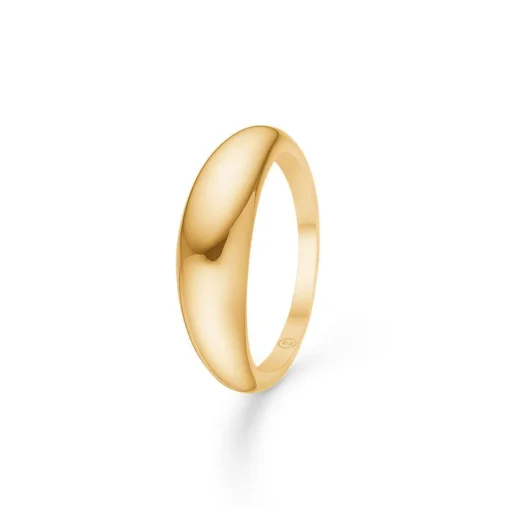 Mads Z 14kt Half Moon Ring - 1540092