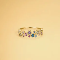 Mads Z 14kt Luxury Rainbow Petite Ring