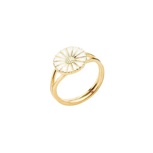Marguerit Forgyldt Guld Ring 11mm - 907011-M