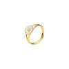 Marguerit Forgyldt Guld Ring 9 mm - 907009-M