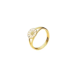Marguerit Forgyldt Guld Ring 9 mm - 907009-M