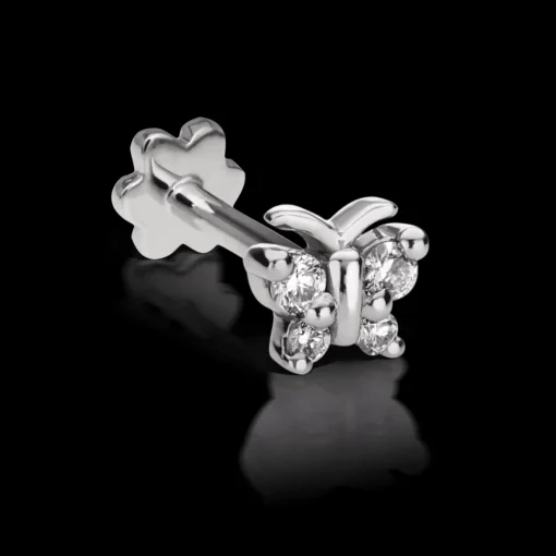 MARIA TASH Diamond Butterfly White Gold