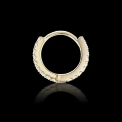 MARIA TASH Diamond Eternity Hoop 8mm 18kt