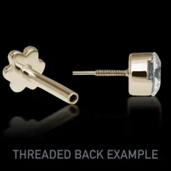 MARIA TASH  Diamond Trinity Threaded Stud