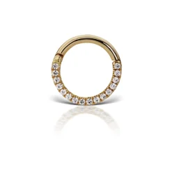 MARIA TASH 18kt Diamond Horizontal Eternity Hoop