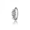 MARIA TASH 18kt Diamond Princess Creol Hvidguld