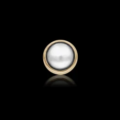 MARIA TASH Natural Pearl Threaded Stud Earring 14kt