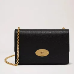 Mulberry - Small Darley Black Small Classic Grain