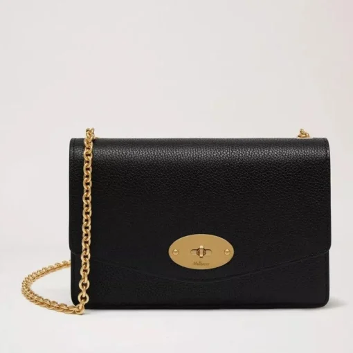 Mulberry - Small Darley Black Small Classic Grain