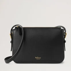 Mulberry Clovelly Pouch Micro Classic Grain Black