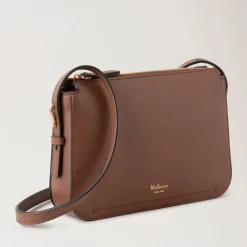 Mulberry Clovelly Pouch Micro Classic Grain Bright Oak
