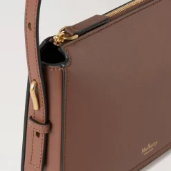 Mulberry Clovelly Pouch Micro Classic Grain Bright Oak