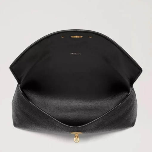 Mulberry Darley Cosmetic Pouch Black Classic Grain