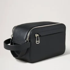Mulberry Double Zip Wash Case Heavy Grain