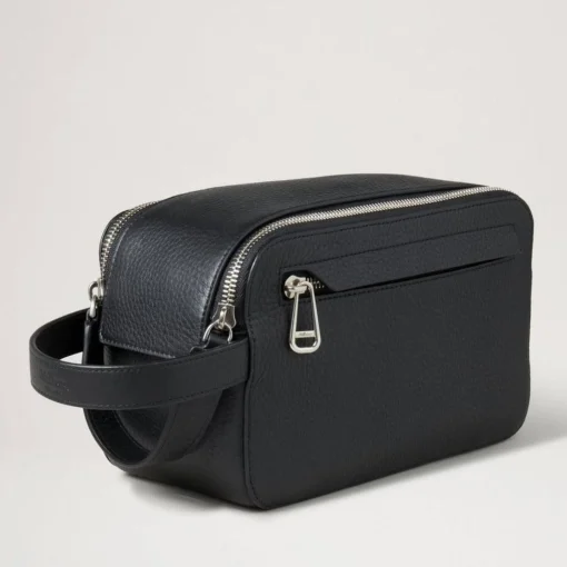 Mulberry Double Zip Wash Case Heavy Grain