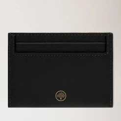 Mulberry Kortholder - Continental Credit Card Slip Natural Grain Black