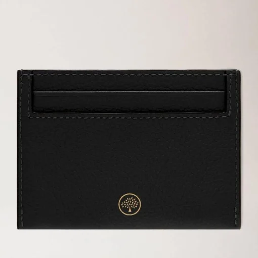Mulberry Kortholder - Continental Credit Card Slip Natural Grain Black