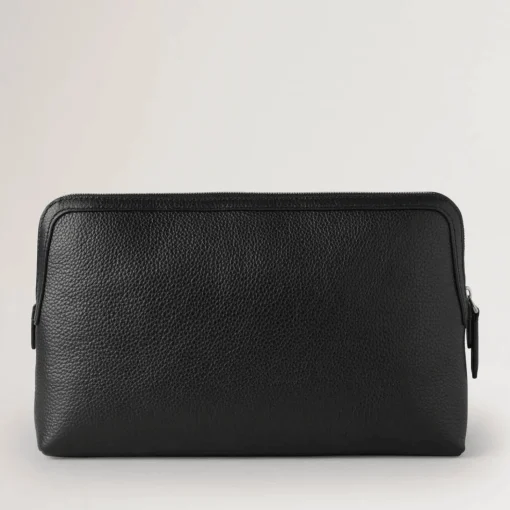 Mulberry Medium Cosmetic Pouch Small Classic Grain Black