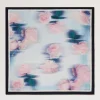 Mulberry Rose & Blue Border Square Scarf