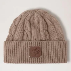 Mulberry Softie Chain Cable Beanie Maple