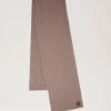Mulberry Softie Chain Cable Knit Scarf Maple