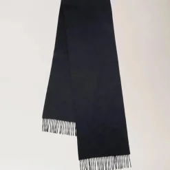 Mulberry Sort Cashmere Tørklæde 30x195