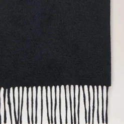 Mulberry Sort Cashmere Tørklæde 30x195