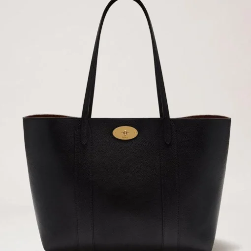 Mulberry Taske - Bayswater Tote Classic Grain Black