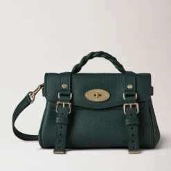 Mulberry Taske - Mini Alexa Heavy Grain Mulberry Green