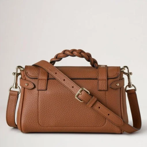 Mulberry Taske -  Mini Alexa Heavy Grain Chestnut