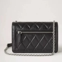 Mulberry Taske - Small Darley Black Quilted Shiny Calf