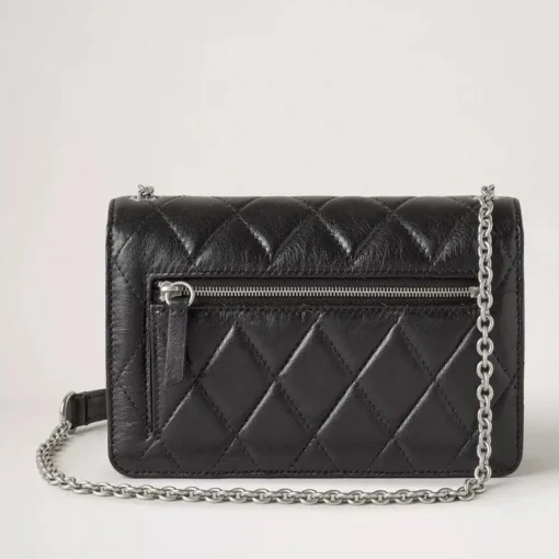 Mulberry Taske - Small Darley Black Quilted Shiny Calf