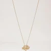 Mulberry Tree Necklace Brass